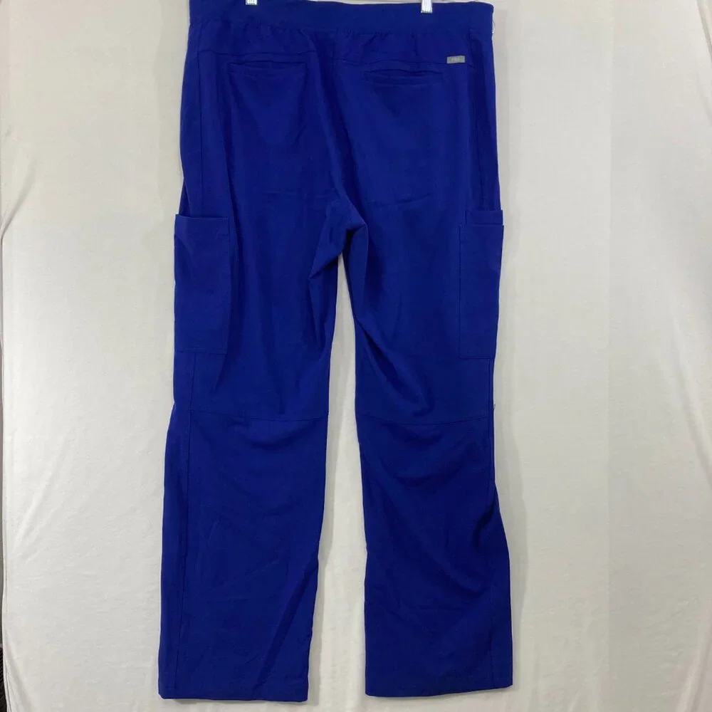 FIGS Pants‎ Men's size XXL Blue Axim Cargo Scrub Double Pocket
